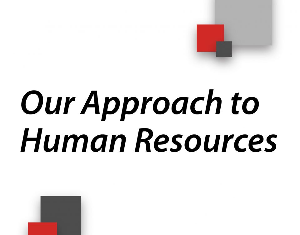 Our Approach to Human Resources