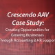 Crescendo AAV Case Study: Improving Accounting and HR